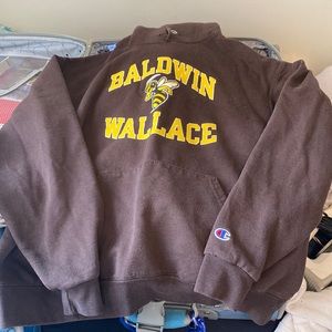 Baldwin Wallace Brown Champion Hoodie